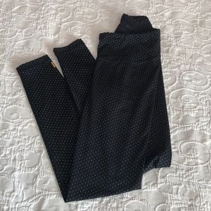 black and white lucy leggings